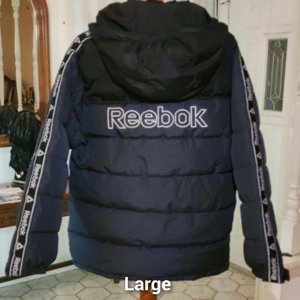 Reebok Women's Navy Puffer Jacket